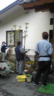垣根職人3人組?! 垣根職人3人組?!