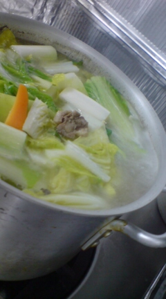 自家野菜スープ
